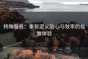特殊服务：重新定义贴心与效率的极致体验