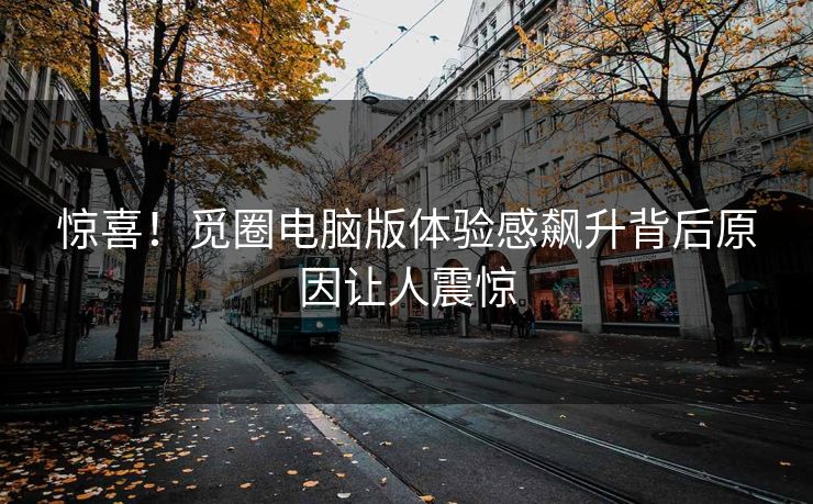 惊喜！觅圈电脑版体验感飙升背后原因让人震惊