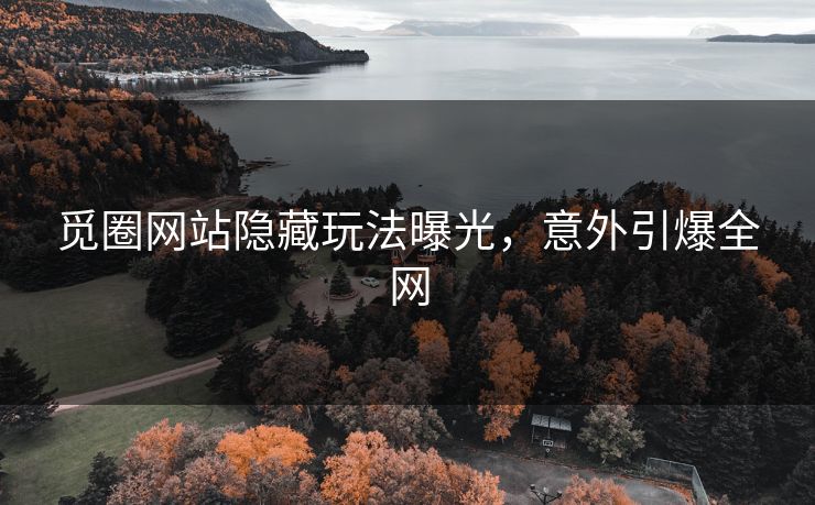 觅圈网站隐藏玩法曝光，意外引爆全网