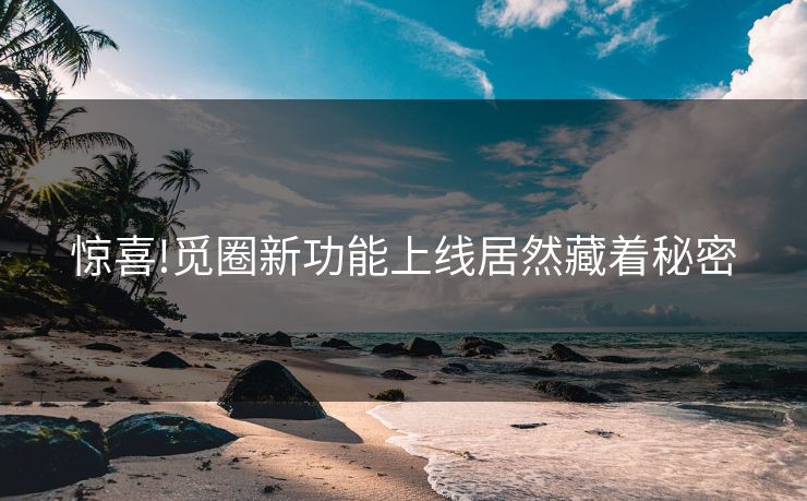 惊喜!觅圈新功能上线居然藏着秘密
