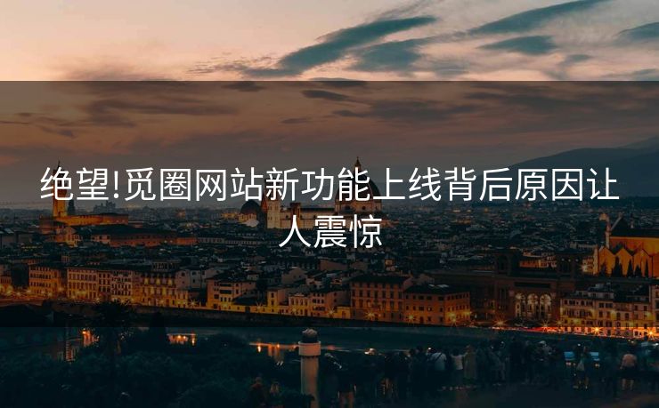 绝望!觅圈网站新功能上线背后原因让人震惊